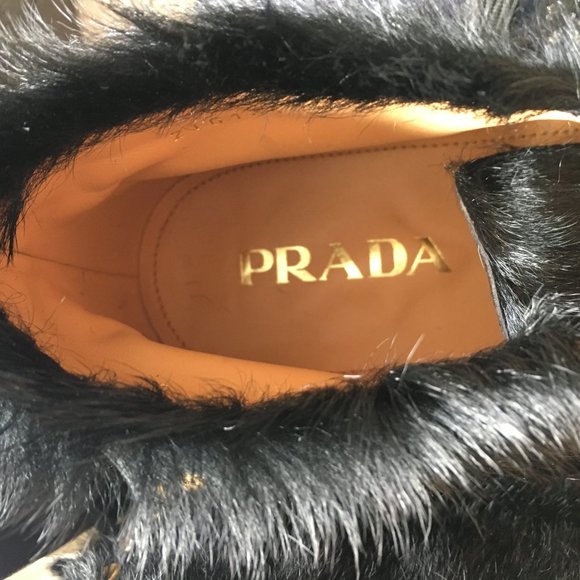 Prada Embellished real Fur Desert Boot Sold Out - Picture 11 of 14